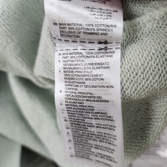 adidas Hoodie Men's XL Embroidery Graphic Pullover Hoodie Linen Green - Picture 7 of 7